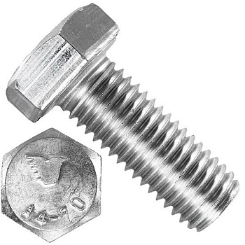 Болт шестигранный М36х130 DIN 933 нержавеющая сталь А4